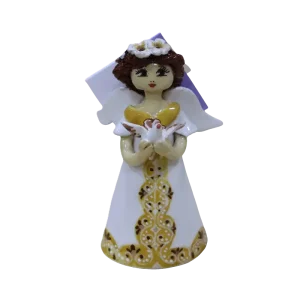Angel with a Dove and Golden Ornament
